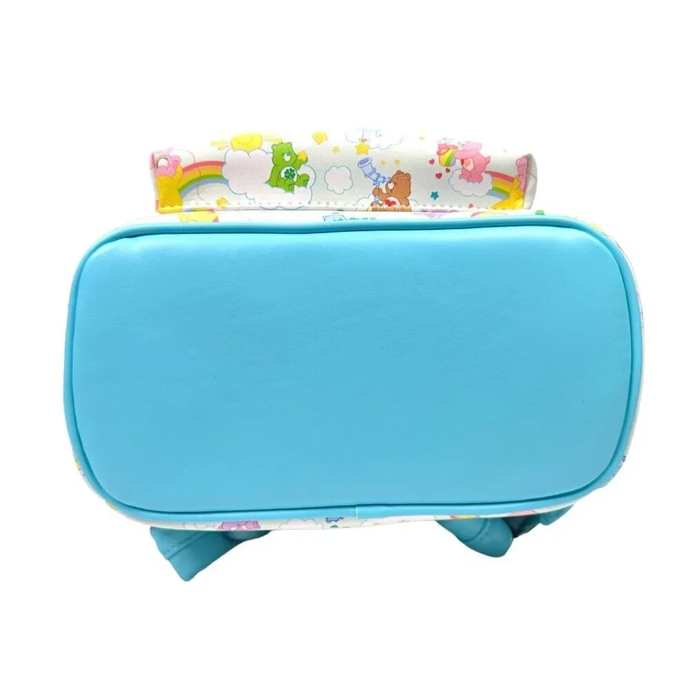 Loungefly x Care Bears 40th Anniversary Rainbow Mini Backpack 9” x 10.5” x 4.5”
